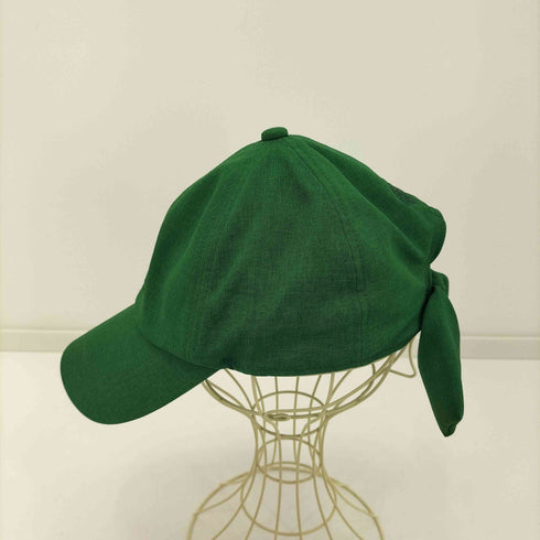 ビームス BEAMS GOLF リネンライク バックリボン キャップ レディース  58-60cm